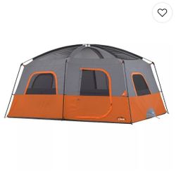 Core 10 Person Straight Wall Cabin Tent 