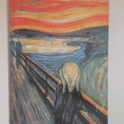 Edvard Munch’s The Scream Print-Goes On any Wall And Needs a Home 