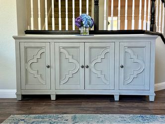 Opal 72" accent tv stand console chic modern farmhouse
