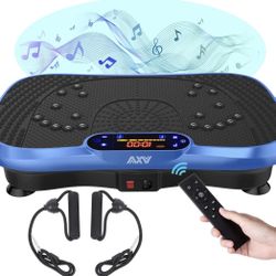 The AXV Vibration Plate Fitness Platform Exercise Machine is a powerful and versatile machine designed for full-body workouts. With a maximum weight r
