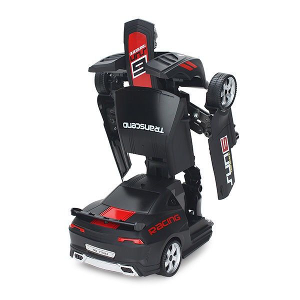Black NASCAR transformer. Coolest toy. Brand new in box. Turn to robot with the touch of a button