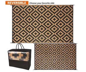 NEW Indoor/Outdoor Rug - 6’ X 9’ Reversible Patio & Camp Mat
