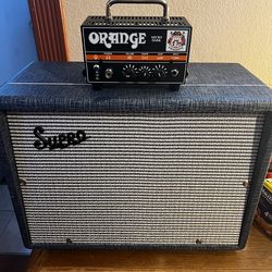 Orange Micro Dark 20 Watt Amp w/ Supro Titan 1x12 75 Watt Cabinet