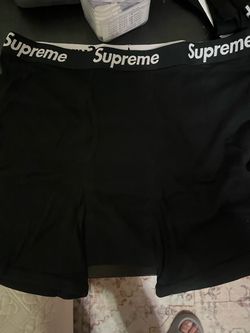 Supreme Black Boxer Briefs