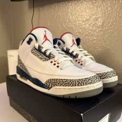 Jordan 3 - True Blue - Size 9.5