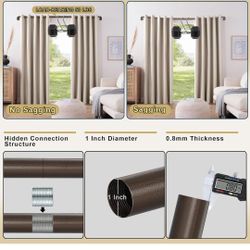 Curtain Rod Bronze Color $20
