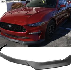 Fits 18-23 Ford Mustang GT R Spec Style Front Bumper Lip Splitter Unpainted PP