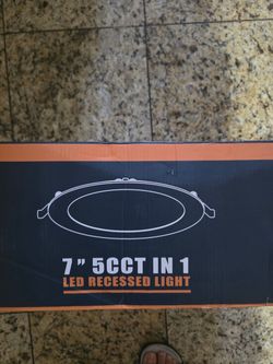 Amici 12 pack 7 inch led recesses lights