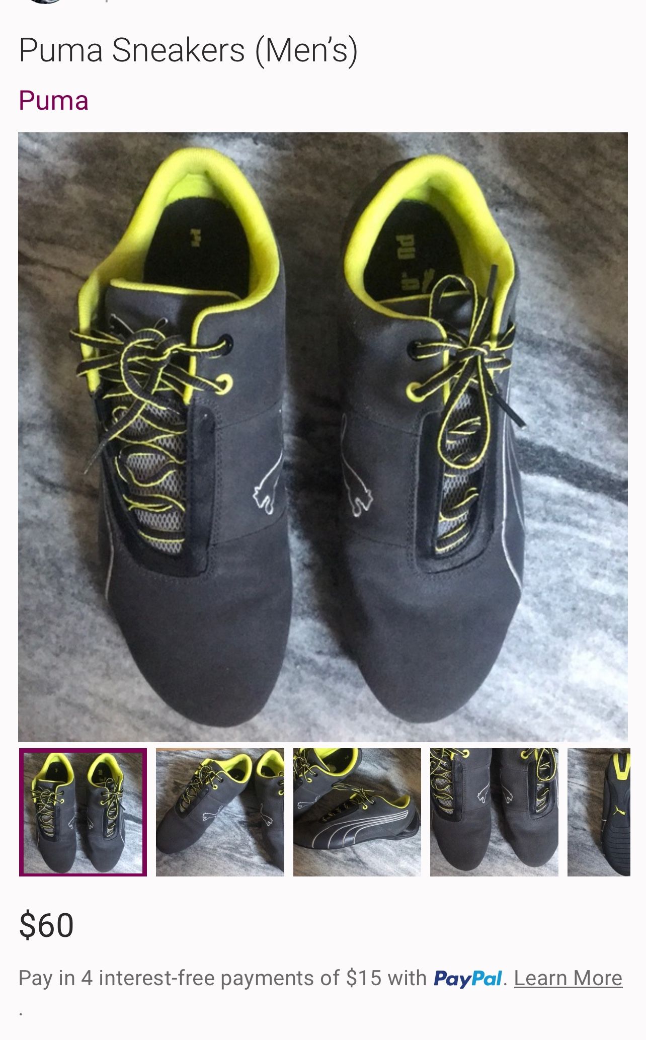 Tenis Puma De Hombre 