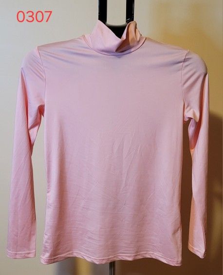 Pink Turtleneck Top, size M (0307)