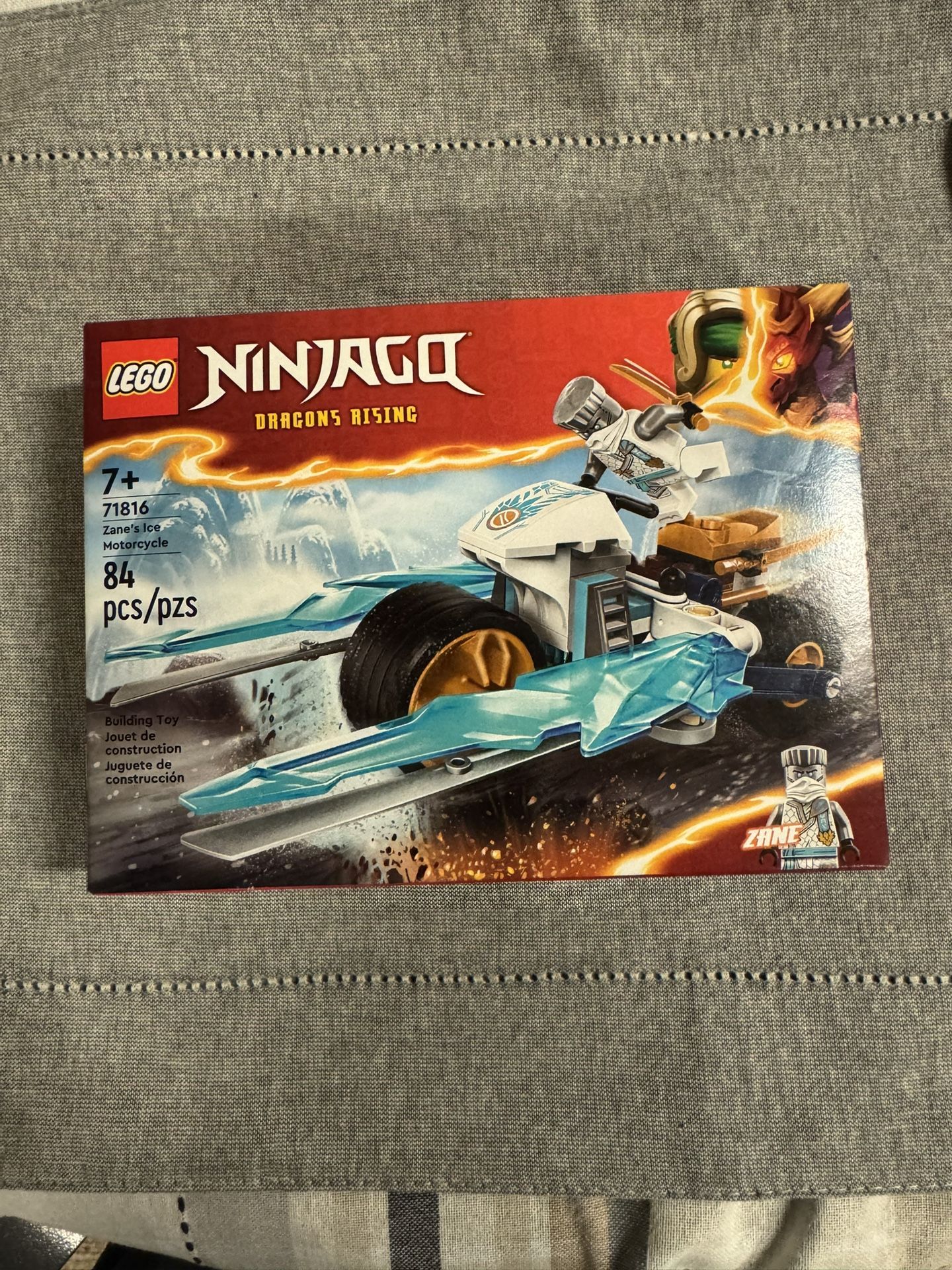 Lego 71816 Ninjago Zane’s Ice Motorcycle New Unopened 84 Pieces Ages 7+