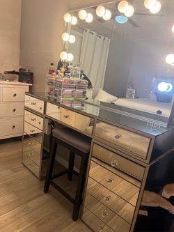 Mirrored Vanity