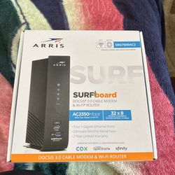 Arris Surf Board Docsis 3.0 Cable Modem & WiFi  Router 