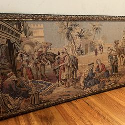Belgium Tapestry 1920’s Middle Eastern 