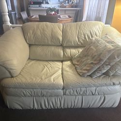 Leather Loveseat