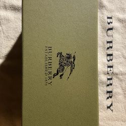 #300   Burberry  Square New / With Box   Black And Gold 