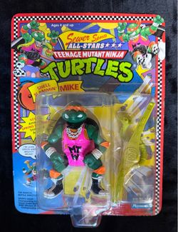 Vintage Unpunched TMNT Hell Slammin Mike