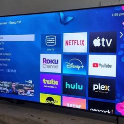 ✴️SMART  TV   HISENSE   75"  4K  ROKU   LED  HDR   DOLBY   VISION   FULL  UHD  2160p✴️ ( NEGOTIABLE  )  ✴️FREE   DELIVERY ✴️