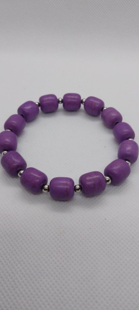 Beautiful Purple Stretch Bracelet
