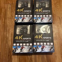 4k Sport Cameras x4