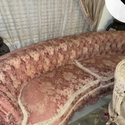 Vintage Pink Sofa 