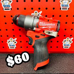 Milwaukee M12 FUEL 12V Lithium-Ion Brushless Cordless 1/2 in. Hammer Drill (Tool-Only)