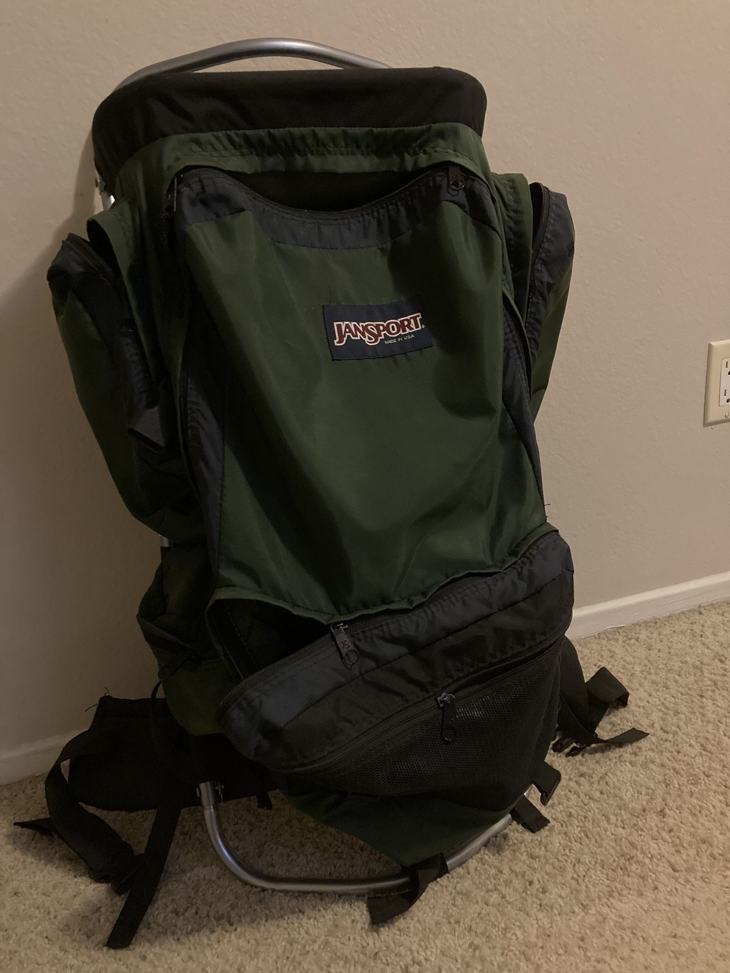 Jansport external frame pack