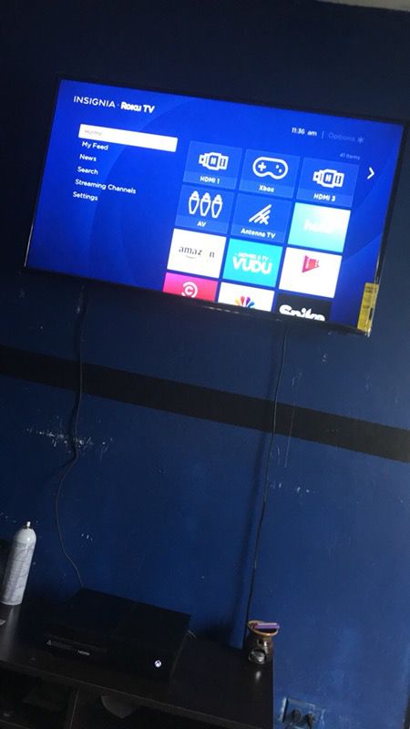 50” roku tv, and Xbox one combo