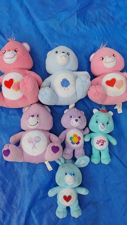 Carebear plush lot
