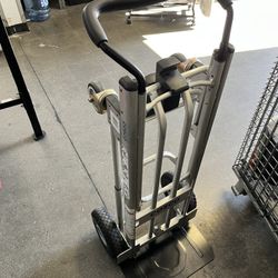 Cosco 3-in-1 Aluminum Hand Truck/Assisted Hand Truck/Cart w/ flat free wheels 