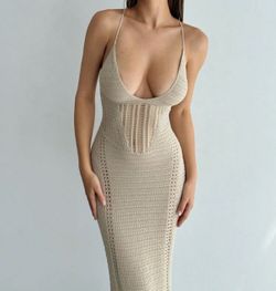 SHEIN maxi crochet dress