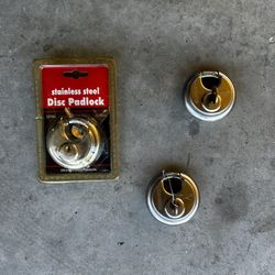 Stainless Steel Disc Padlock 