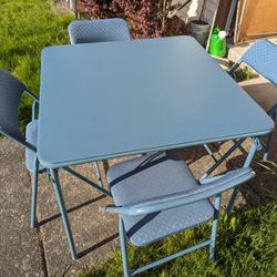 Table With Four Chairs 