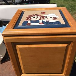 Raggedy Ann and Andy Wooden Box