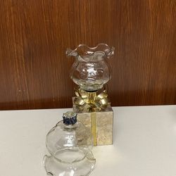 home interiors and gifts Fluted style votive cups holder clear glass