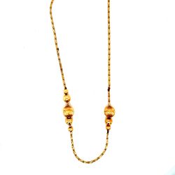 14K Gold Bead Necklace