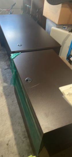 Brown Computer Desk 2 Piece