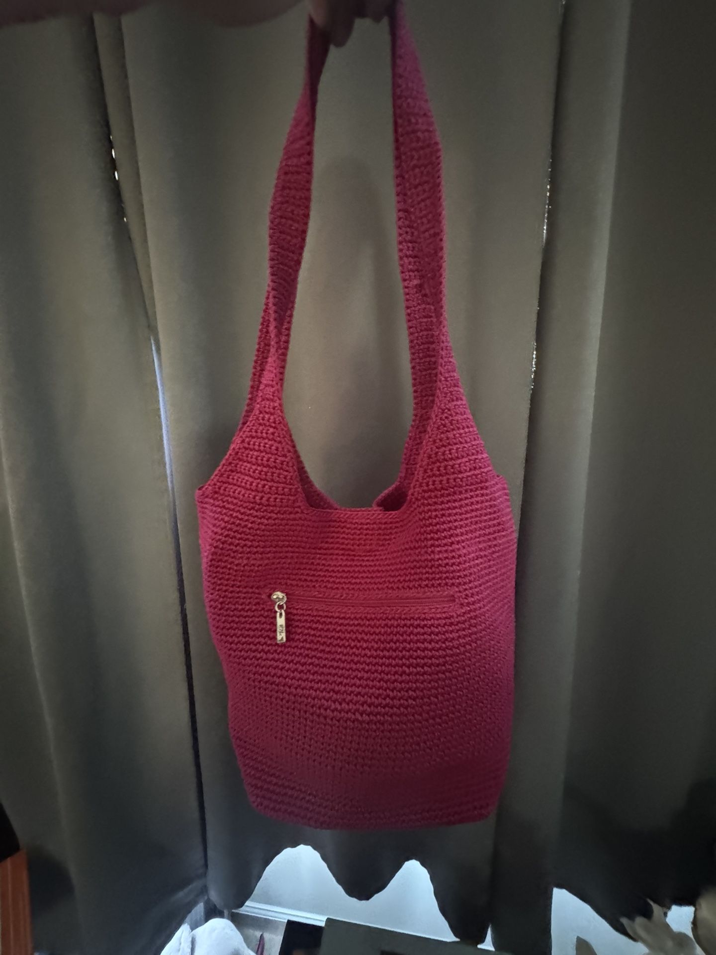 Sak Raspberry Hobo Bag