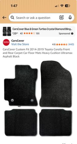 Floor Mats for Toyota Corolla 2014-2019