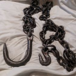 10 Foot From Hook To Hook Heavy Duty Tow Chain Long Hook With Little
