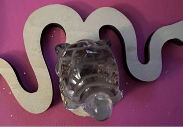 Clear Glass Animal Figurine