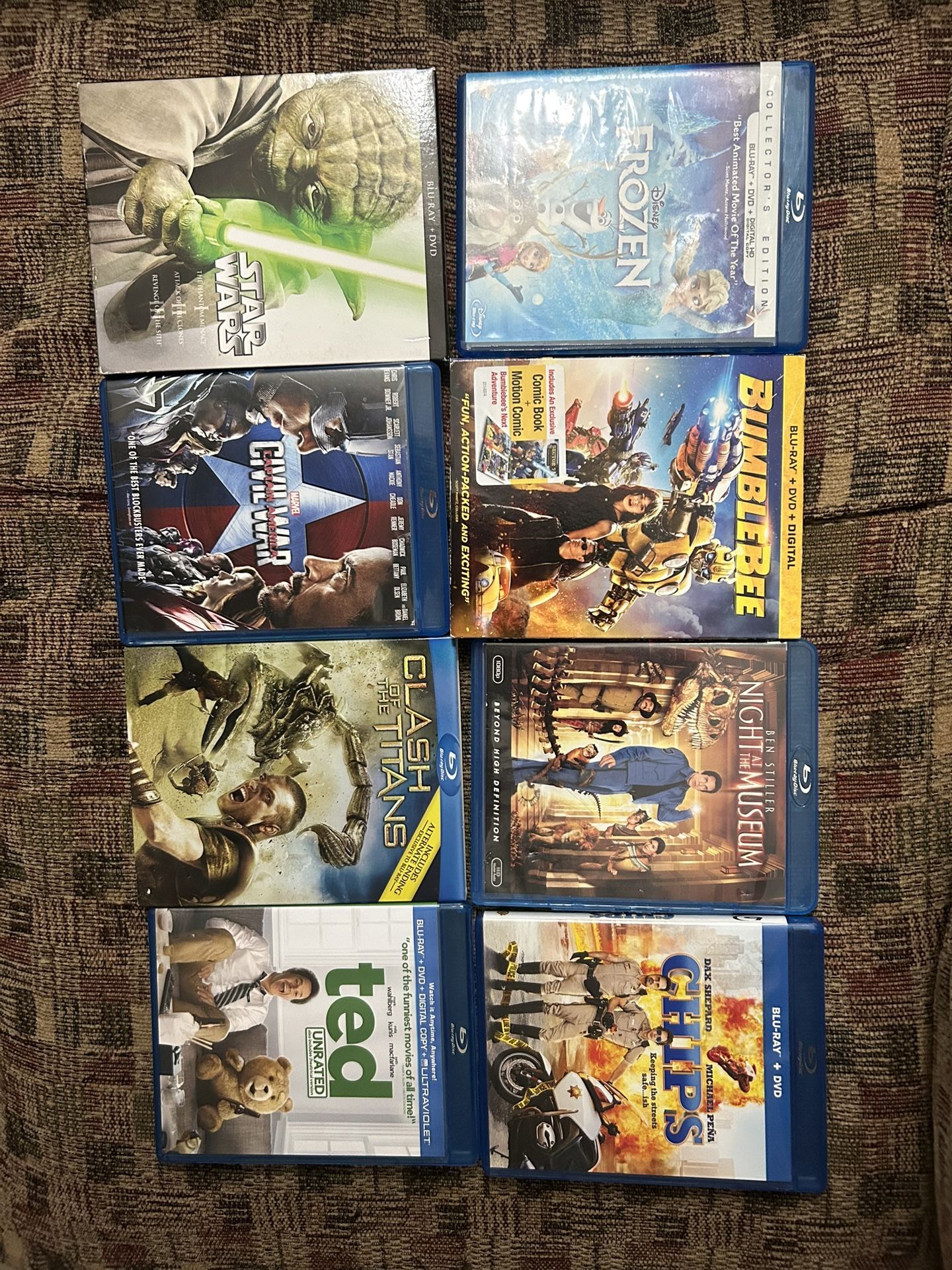 BLU RAYS