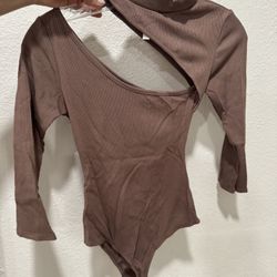Brown Bodysuit Only Small Left