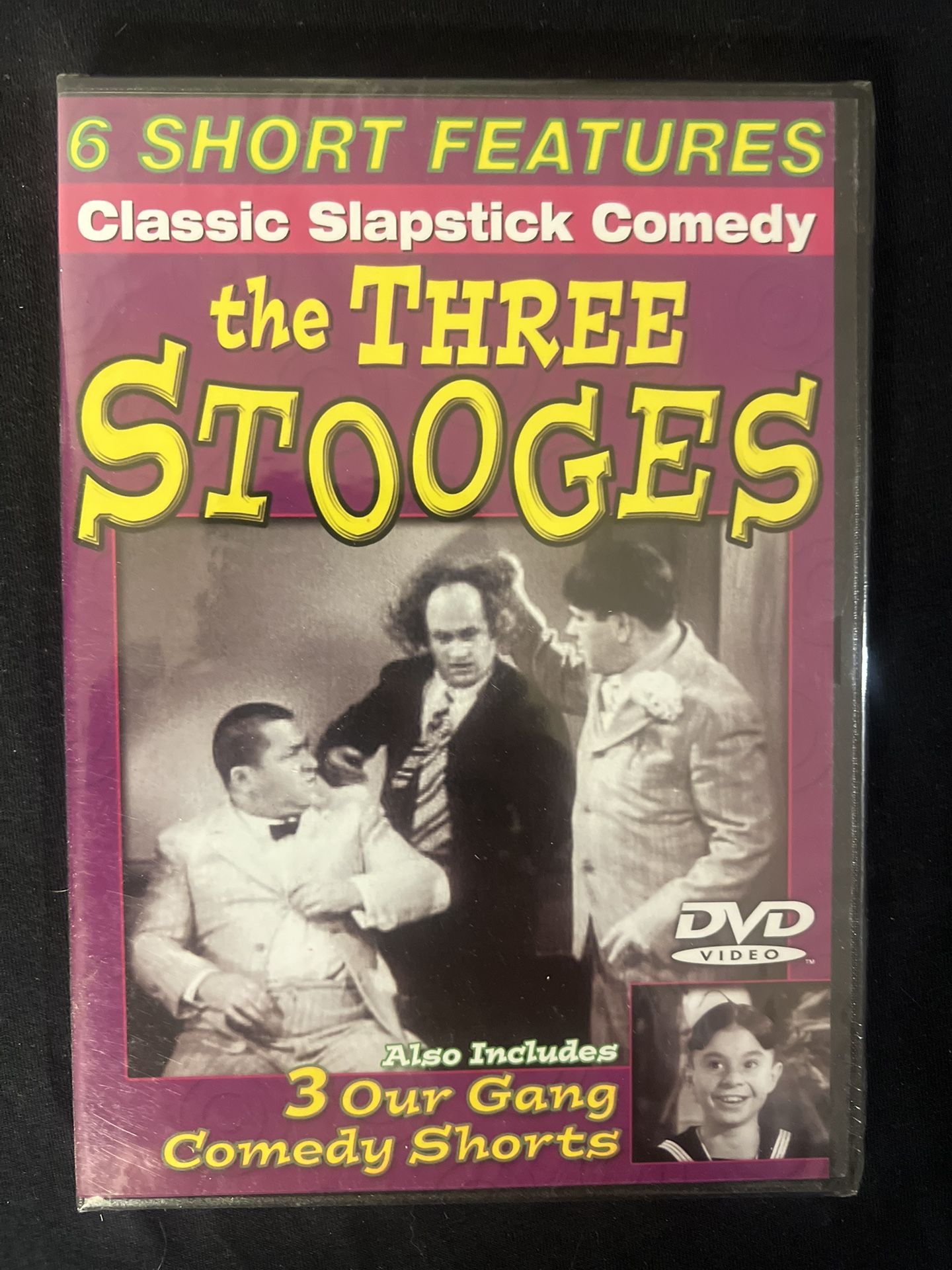 The Three Stooges/ Our Gang Comedy Shorts - DVD New Sealed