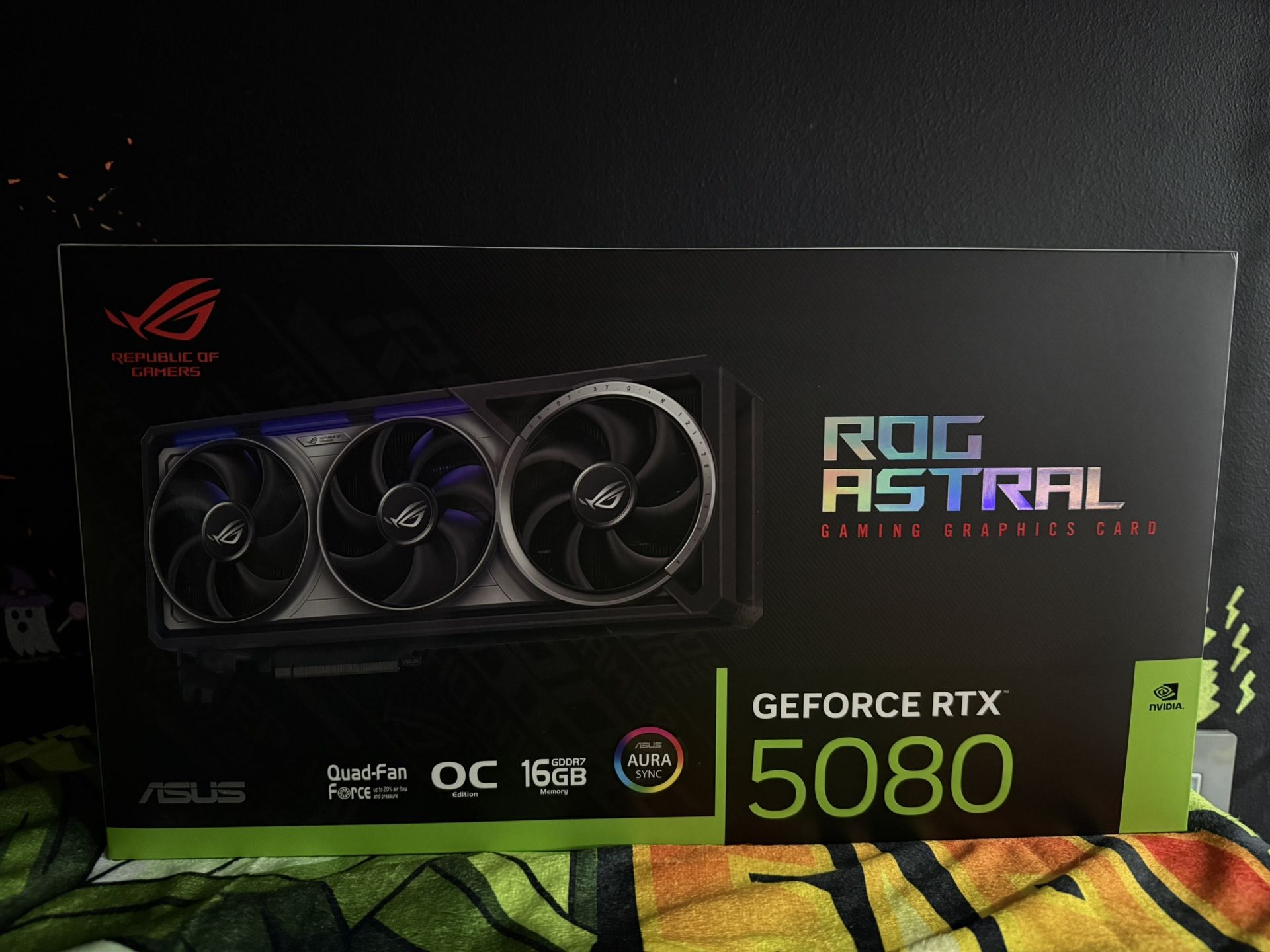 ASUS ROG ASTRAL 5080 NVIDIA GeForce GPU Graphics Card