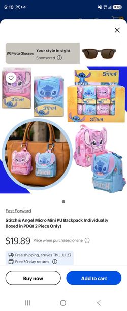 Stitch micro mini backpack