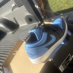 Blue And Black Nike Mids