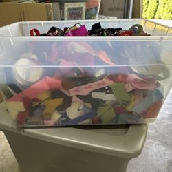 Large Bin Of Ribbon