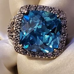 925 Pretty Ring With Gold Engraving - 6