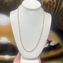 14kt Diamond Tennis Chain Natural Diamond 